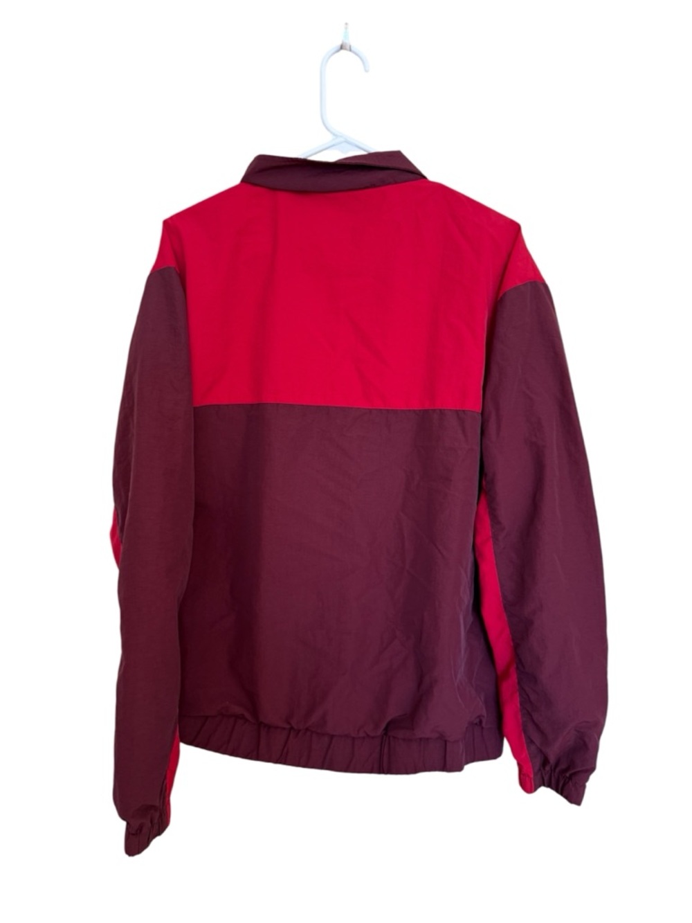 Forever 21 Red & Burgundy Colorblock Lightweight Jacket and matching pants - Picture 3 of 9